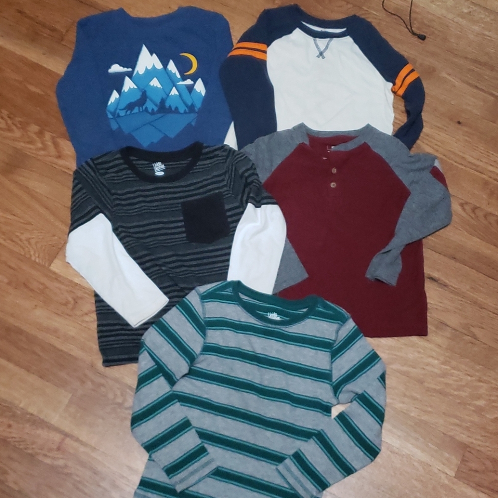 Set of 5 long sleeve shirts